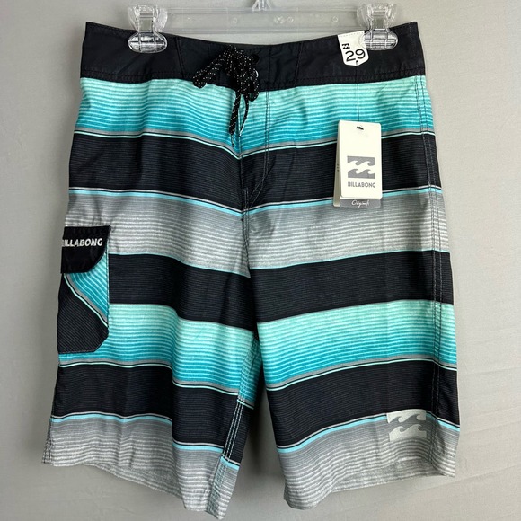 O’Neill Men’s 29 All Day OG Stripe Board Shorts Cinch Fly No Stretch - Picture 1 of 9